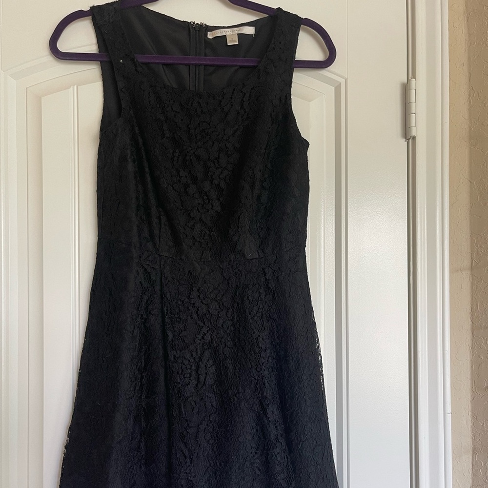 Lace Black Cocktail Dress